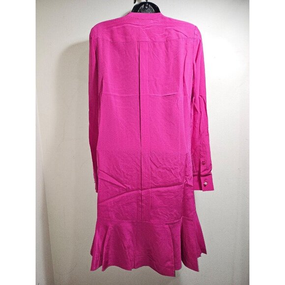 NWT Tory Burch Jane Fuschia Hibiscus Dress Size 4 - Picture 5 of 9
